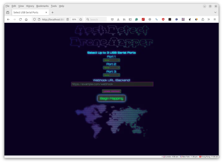 Mesh Mapper Web UI
