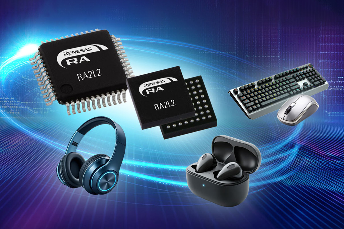 Renesas RA2L2 group of low power MCUs