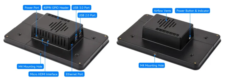 Waveshare case for Raspberry Pi 5 and 7-inch diplays
